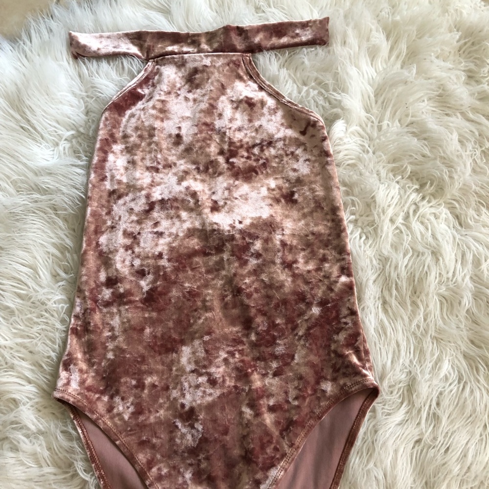 Velvet bodysuit